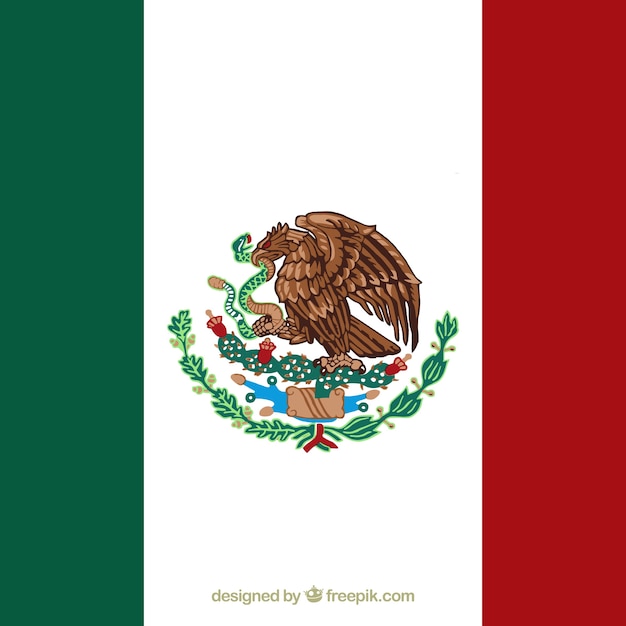 Free Vector mexican flag background