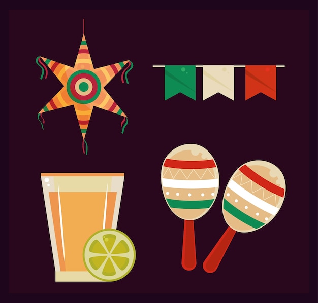 Mexican party icons