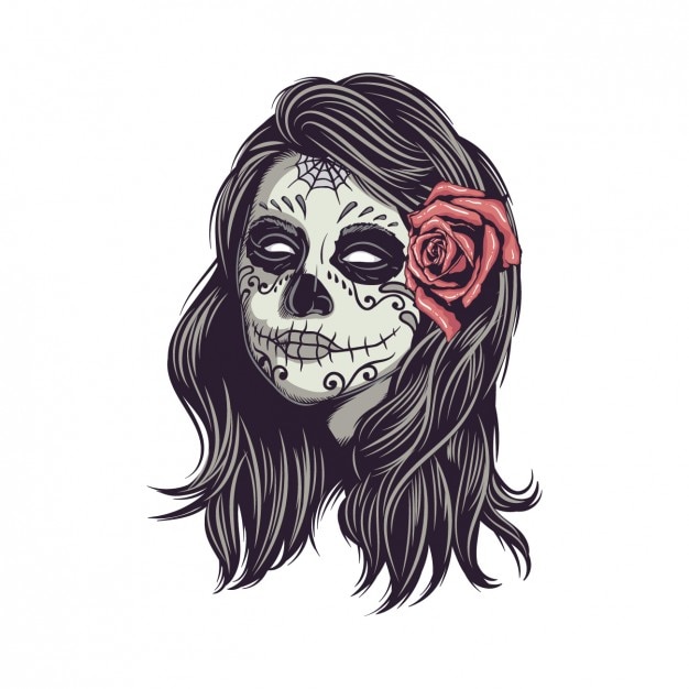 Mexican skull design