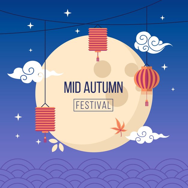 Mid-autumn festival design