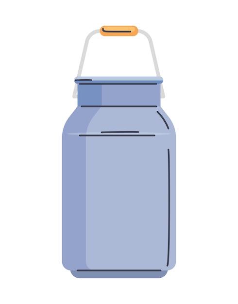 Free Vector milk canteen dairy product icon