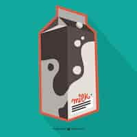 Free vector milk carton