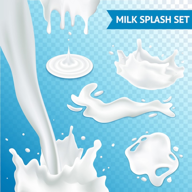  Milk Splash Set