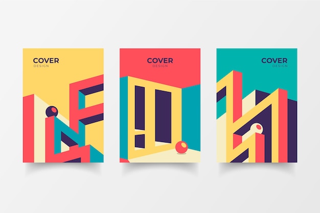 Free Vector minimal architecture covers