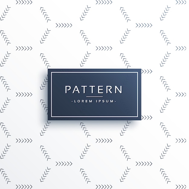 Free vector minimal arrow pattern background