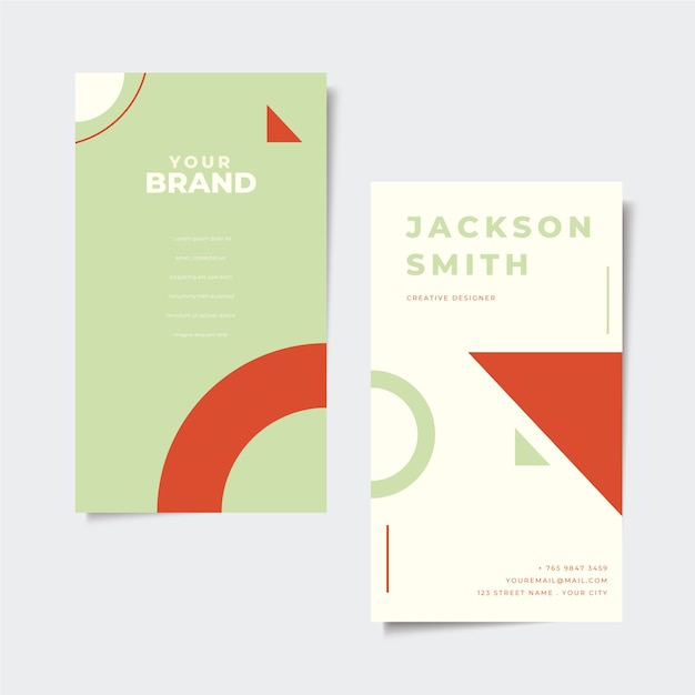 Minimal business card concept