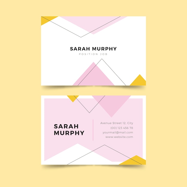 Minimal business card template