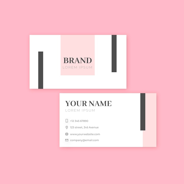 Minimal business card template