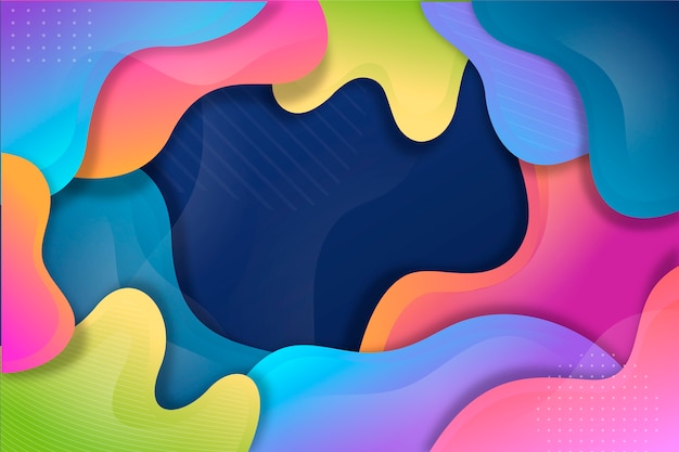 Minimal colorful abstract wallpaper