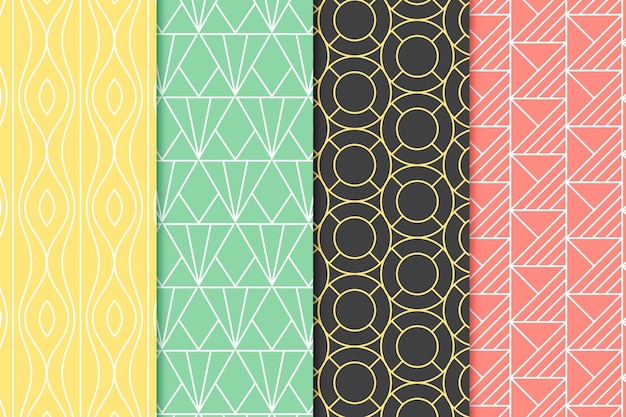 Minimal geometric pattern collection