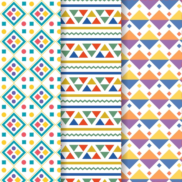 Minimal geometric pattern collection