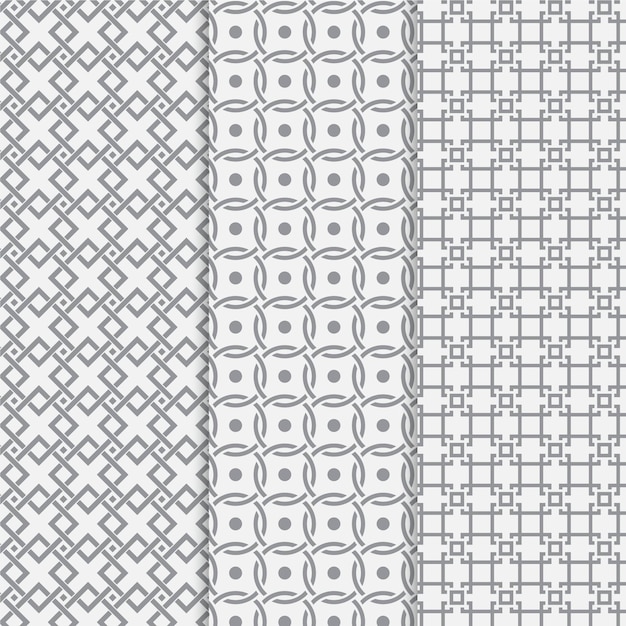 Minimal geometric pattern collection