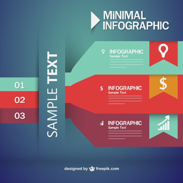 Minimal infographic