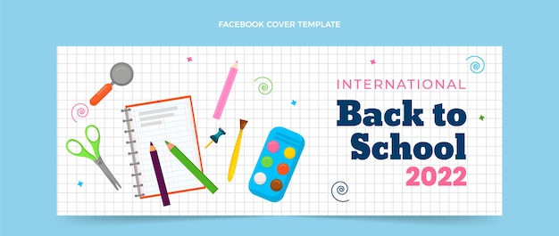 Minimal international school facebook cover