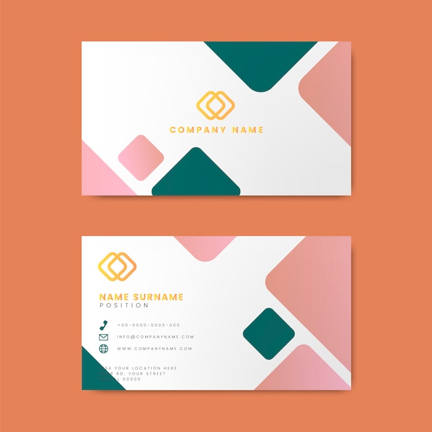 Minimal modern business card 