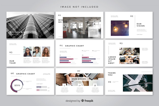 Minimal slides template