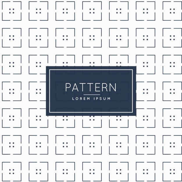 Free vector minimal squares pattern