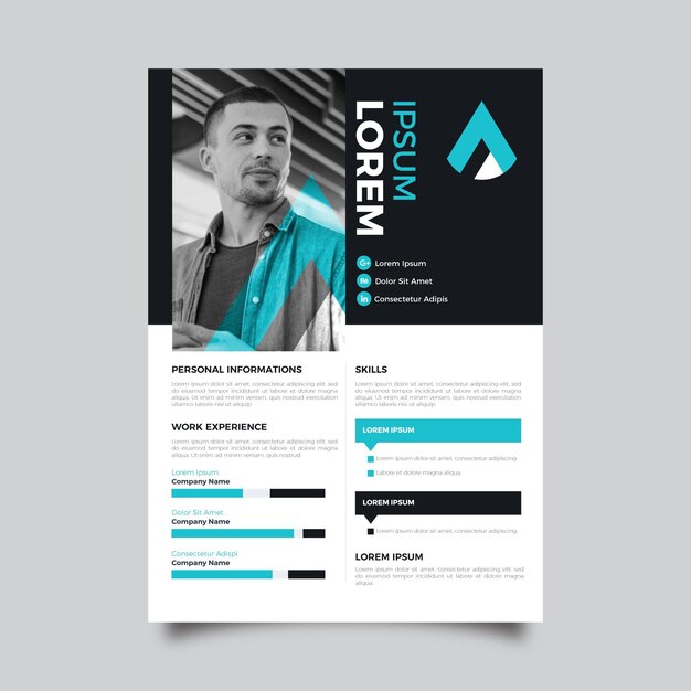 Minimalist cv template