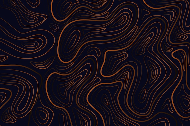 Minimalist dark topographic map background