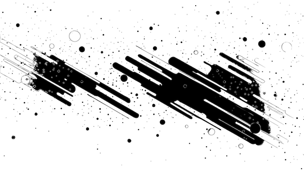 Free Vector minimalist ink stroke art