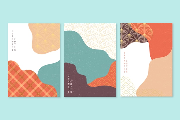 Minimalist japanese cover collection concept