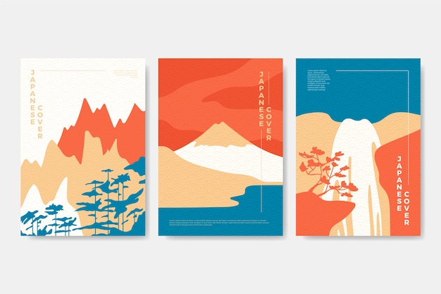 Minimalist japanese cover collection