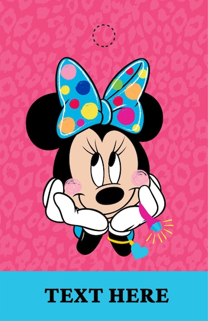 Minnie Mouse Gift Tag