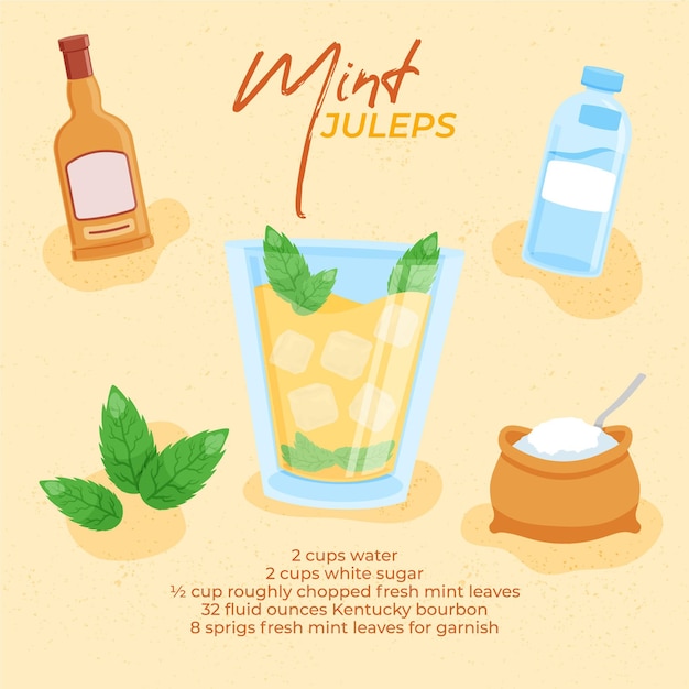 Mint juleps delicious fresh cocktail recipe