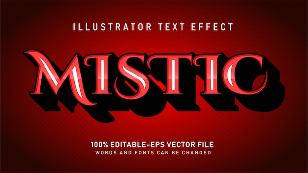 Mistic  text style effect