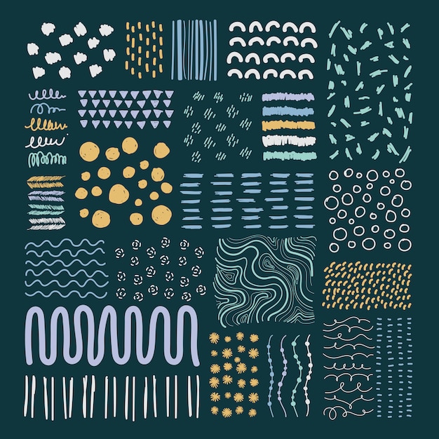 Free Vector mixed background patterns