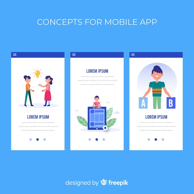 Mobile app template