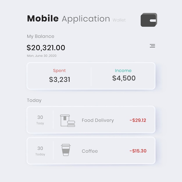 Mobile application with unresolved payments during the coronavirus pandemic vector