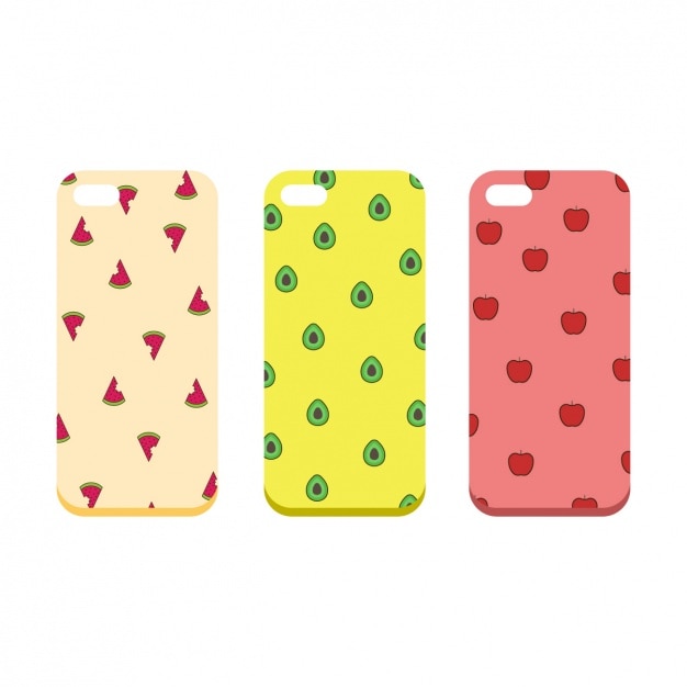 Free Vector mobile phone cases collection