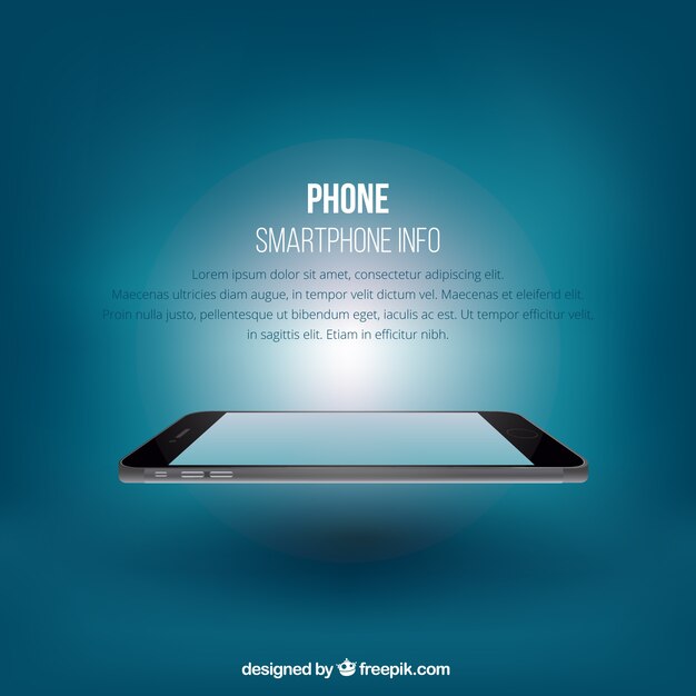 Mobile phone template