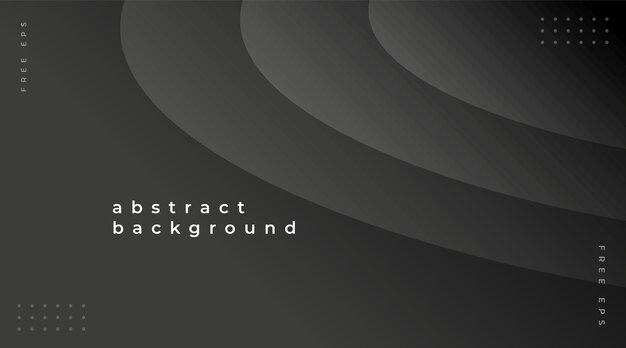 Modern abstract background with black gradient elements