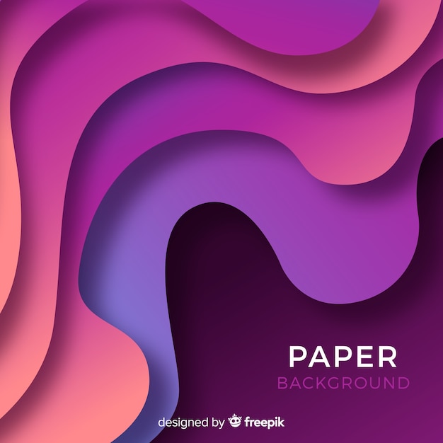 Modern abstract background with paper style