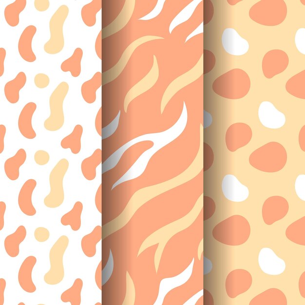 Modern animal print pattern collection