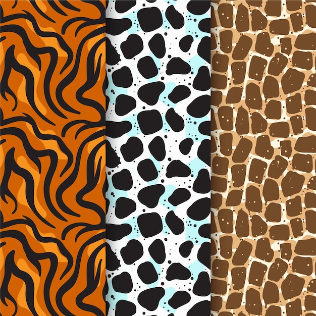 Modern animal print pattern collection