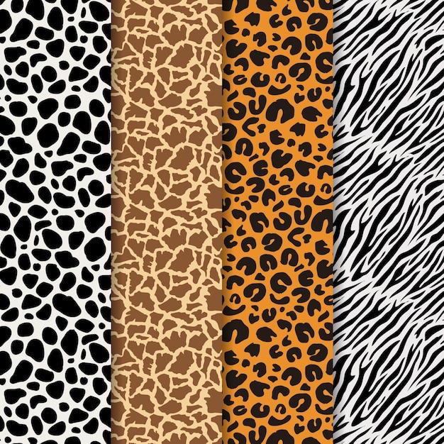 Modern animal print pattern collection