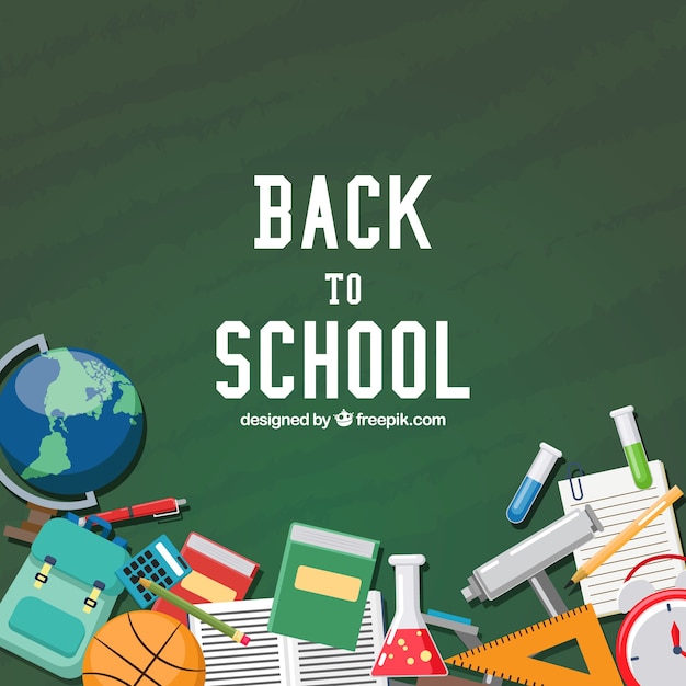 Modern back to school background