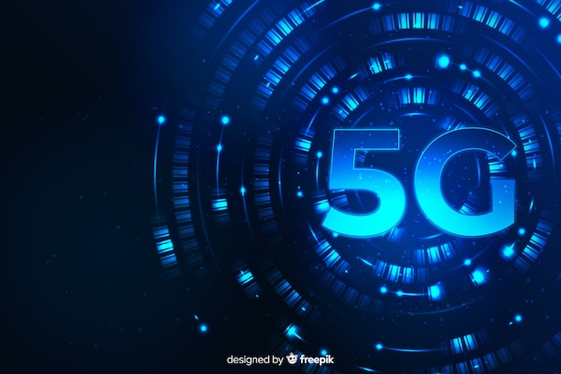 Modern background 5g technology