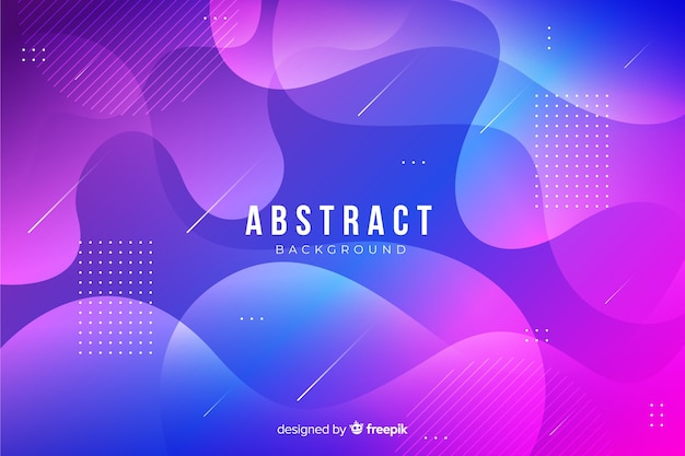 Modern background of abstract shapes