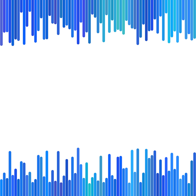 Free Vector modern background from vertical stripes in blue tones - vector design on white background