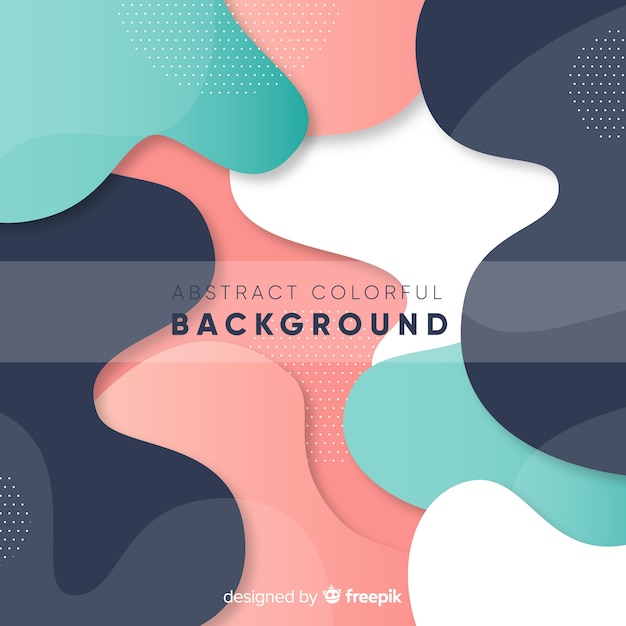 Modern background with abstract shapes