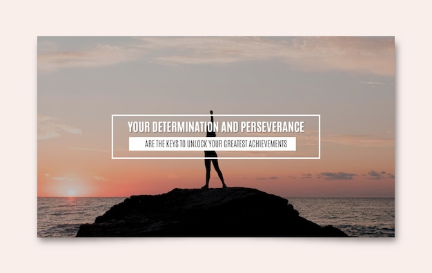 Modern believe you can motivation youtube banner