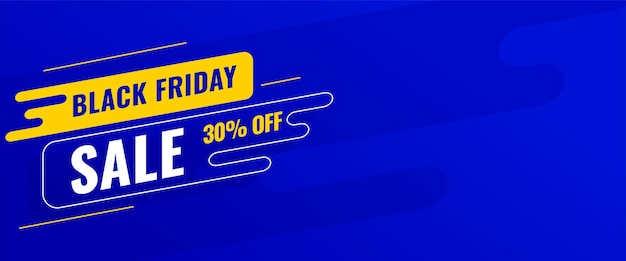 Free Vector modern black friday holiday sale offer banner get 30 percent price drop vector