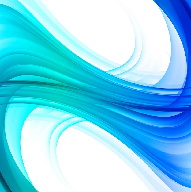 Modern blue stylish wave background