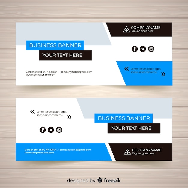 Modern business banners