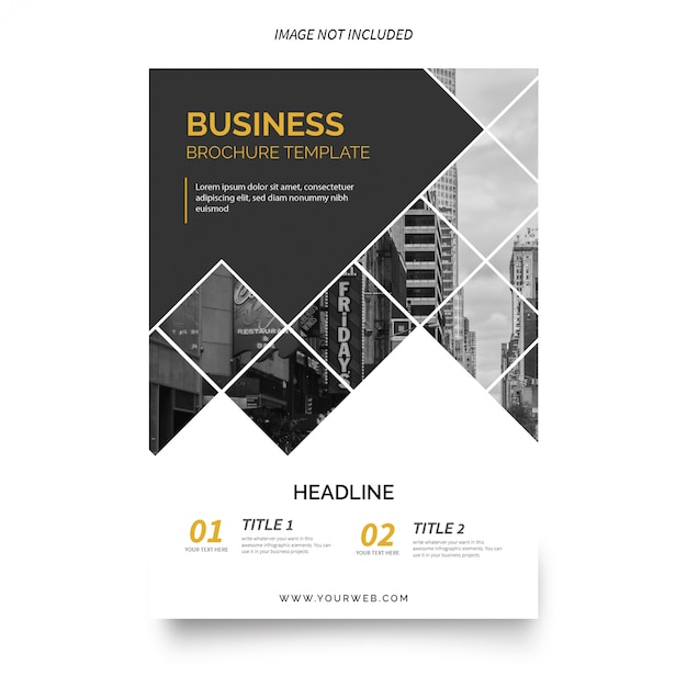 Modern business brochure template