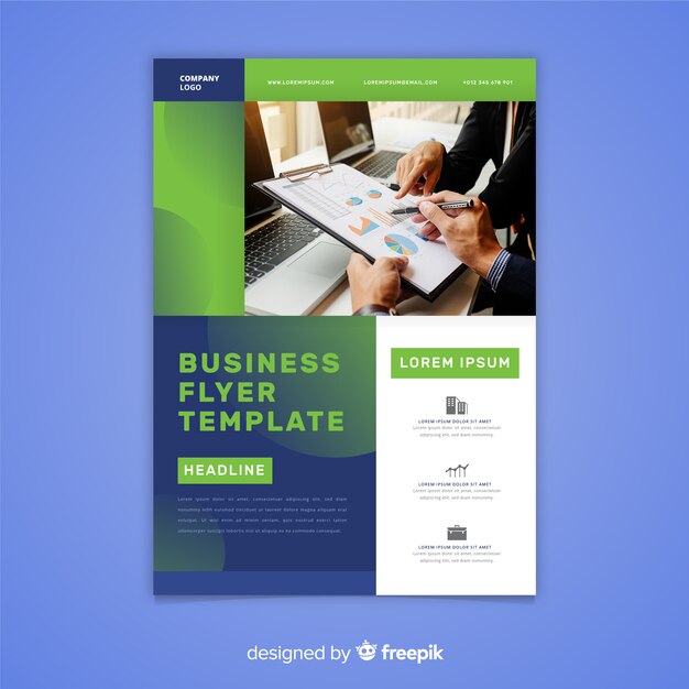 Modern business brochure template